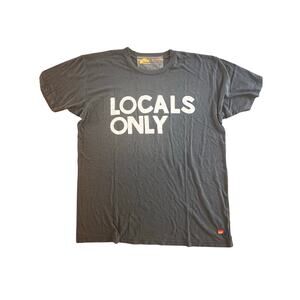 Aviator Nation Locals Only Charcoal Tee - Size XL Unisex - NWT